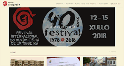 Desktop Screenshot of festivaldeortigueira.com