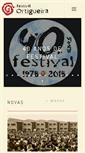 Mobile Screenshot of festivaldeortigueira.com