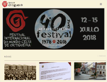 Tablet Screenshot of festivaldeortigueira.com